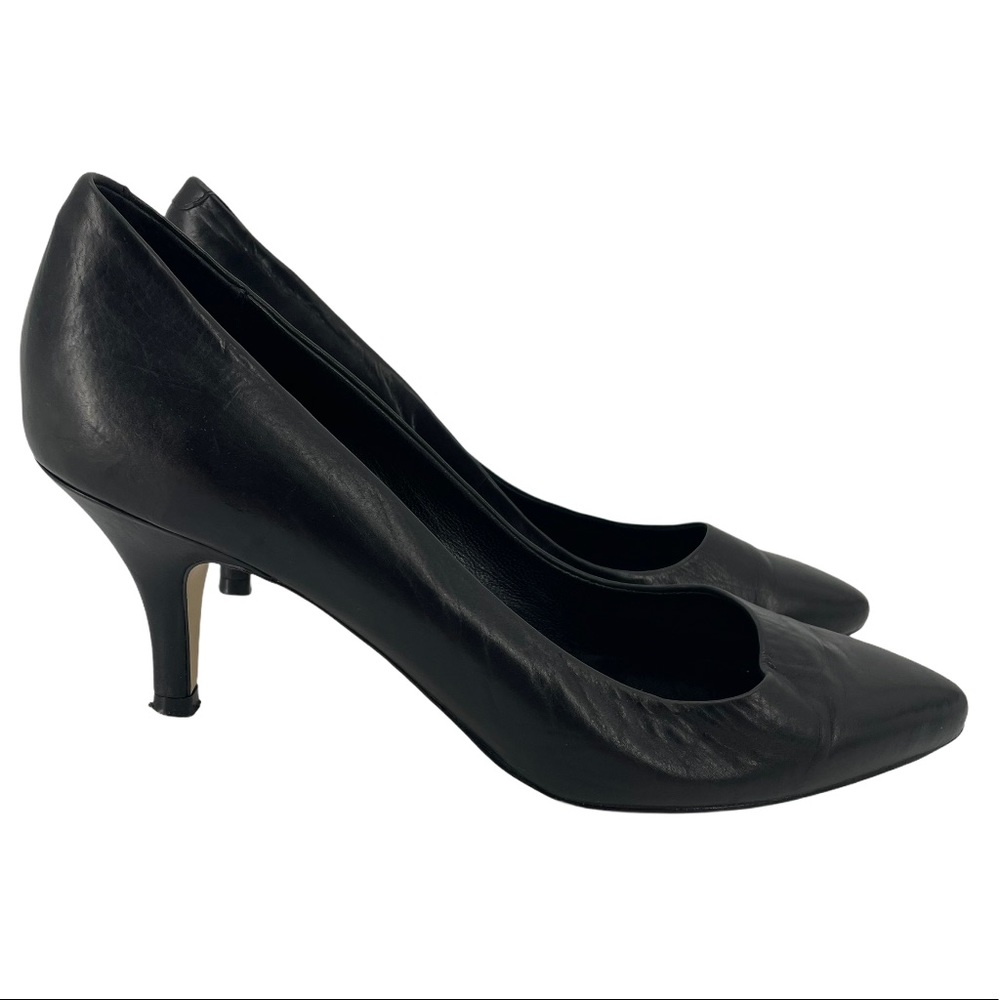 Banana Republic Black Leather Heels